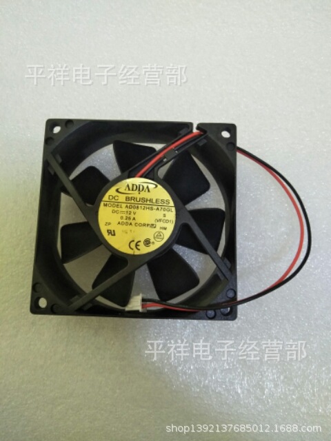 汕头供应拆机翻新散热风扇8025  12V  0.25A静压机柜静音静音王