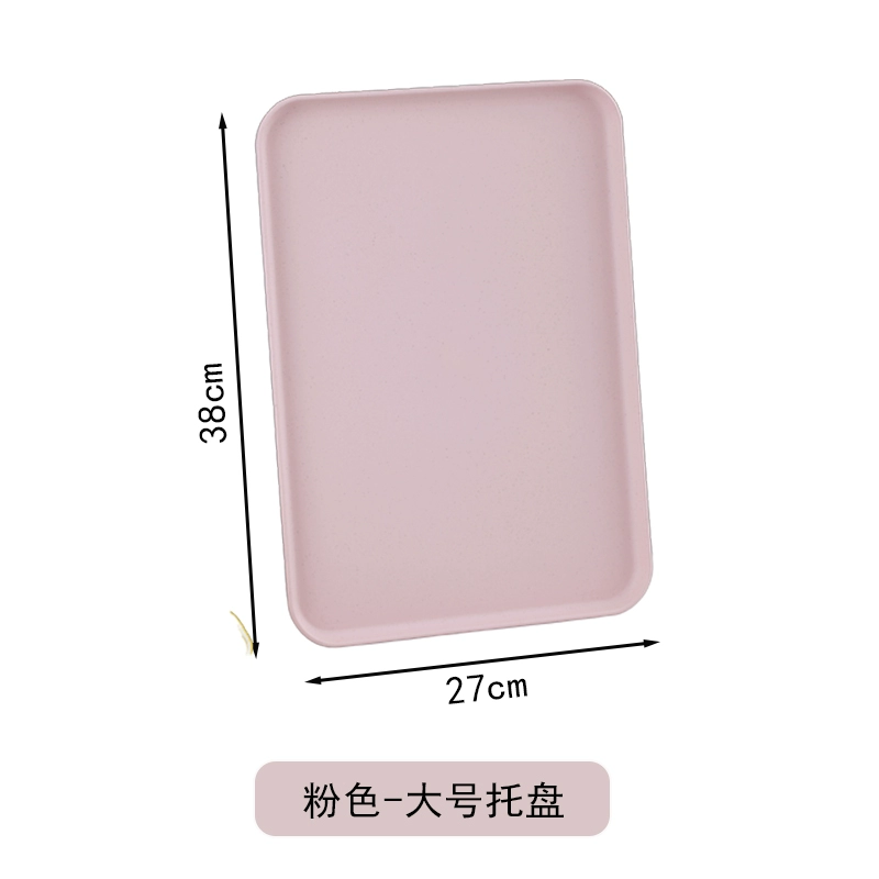 Scandinavian rectangular big plastic tea cup for home use with glass, fruit dinner plate for commercial use