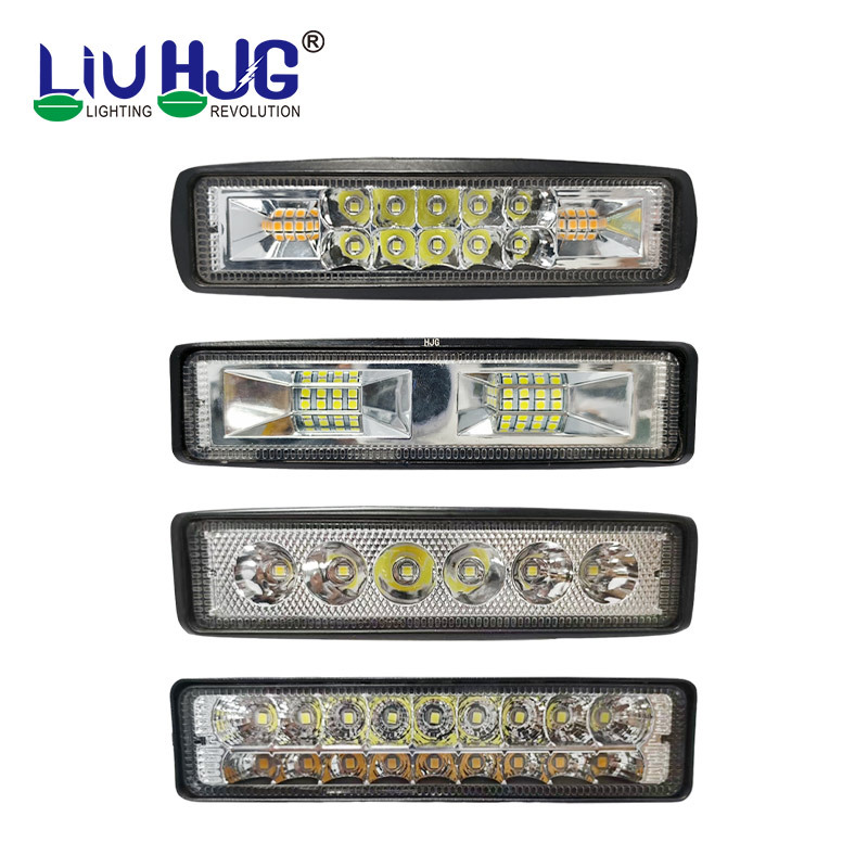 Led Work Light, Spotlight, Two-Sided Flashing, Six-Bead Strip Auxiliary Inspection Light, External Car Lighting