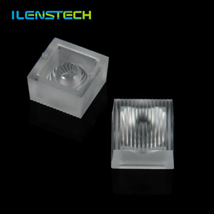10mm integrated waterproof outdoor lighting wall washer lens 20*45 degree double angle lens PC material I