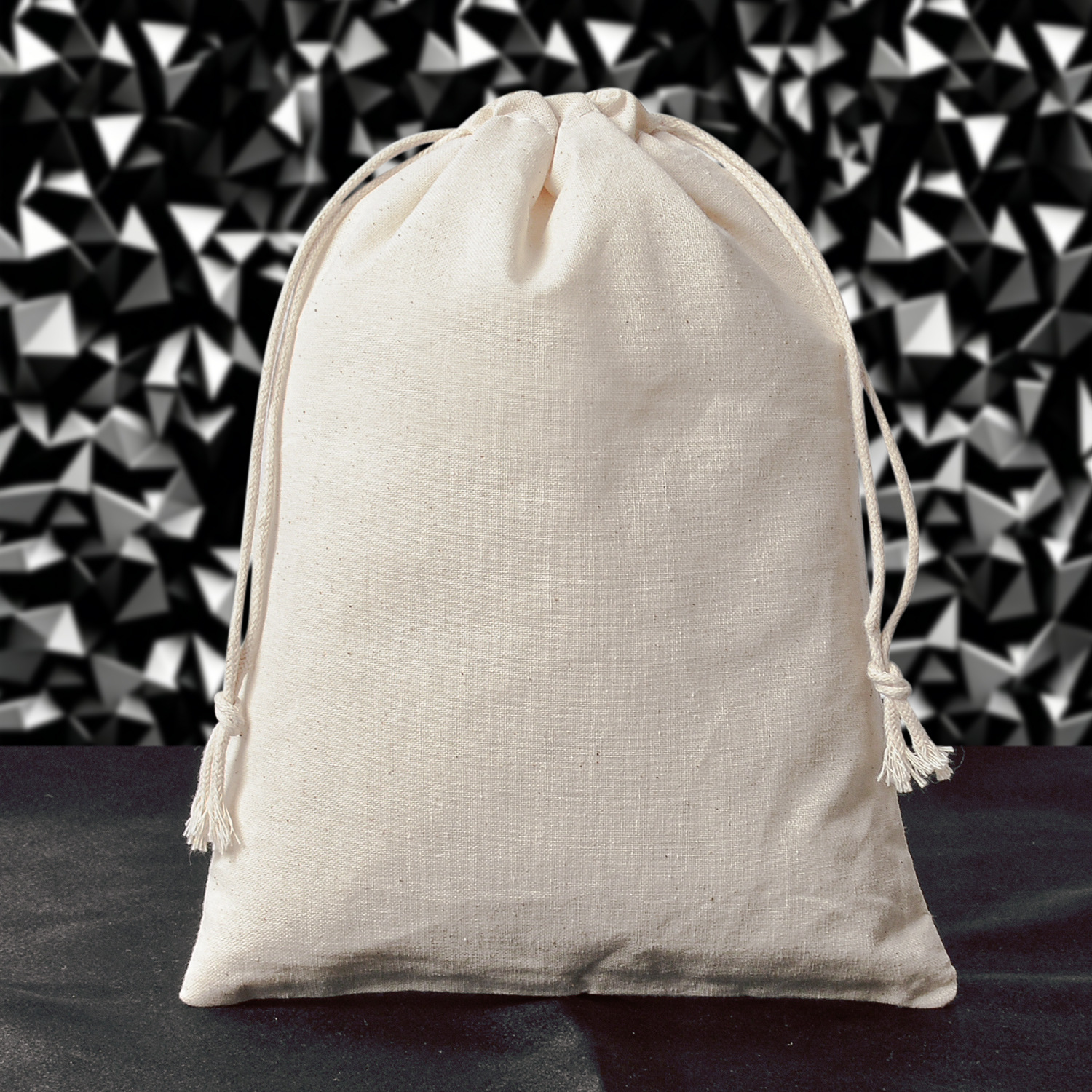 Fábrica en stock bolsas de algodón accesorios bolsas de almacenamiento de granos transpirables bolsas de algodón de cuerda de dibujo de color real image 14