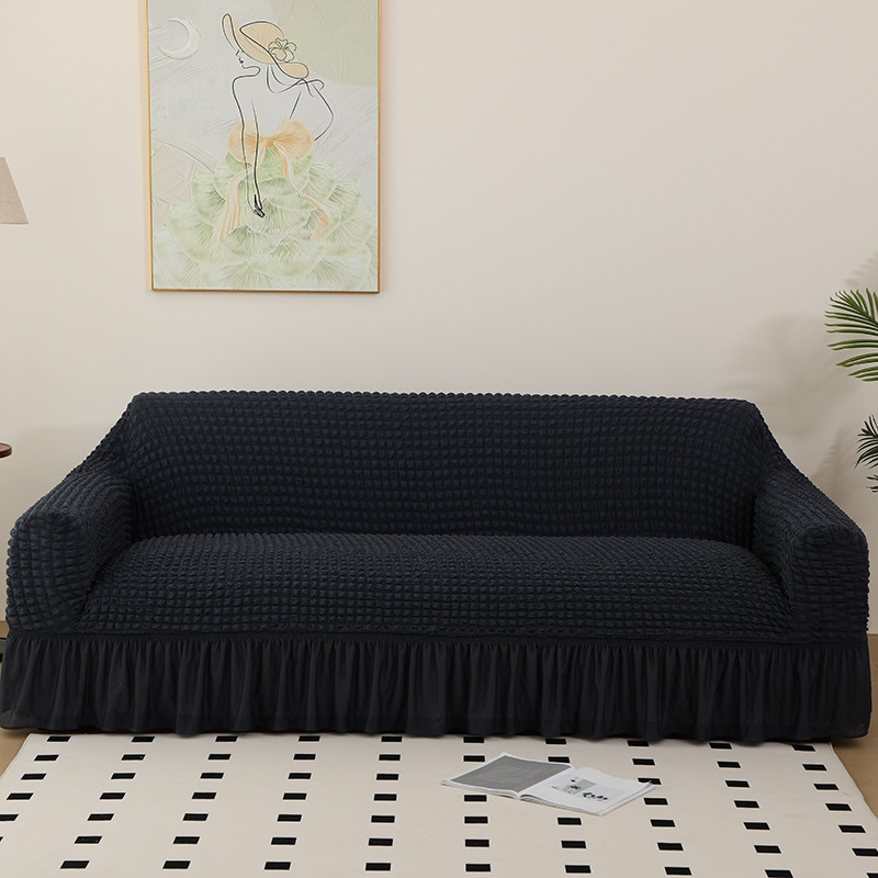 Transfronterizo Amazon Ebay falda elástica todo incluido funda de sofá cubierta cubierta cubierta de polvo rejilla de burbujas
