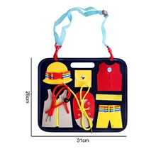 跨境蒙氏幼儿手提早教玩具毛毡教育穿衣学习书益智儿童毛毡安静书