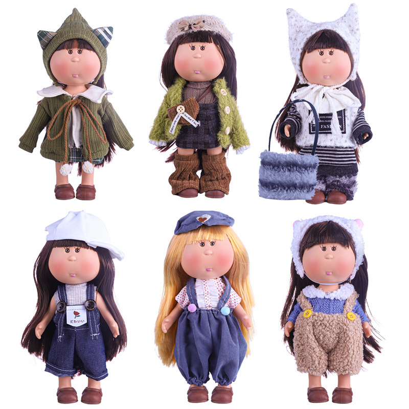 24cm Doll Toys for Girls, Changeable Clothes, Cute Dolls, Princess Baby Dolls, Children's Birthday Gifts