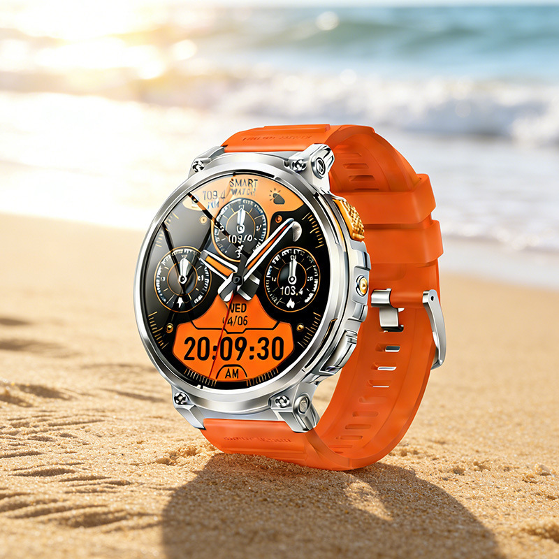 Foreign Trade K66 Smart Watch with Bluetooth Calling, Heart Rate, Blood Oxygen, Flashlight, Information Push, Pedometer, and Sports Watch Functions Foreign Trade K66 Smart Watch with Bluetooth Calling, Heart Rate, Blood Oxygen, Flashlight, Information Push, Pedometer, and Sports Watch Functions