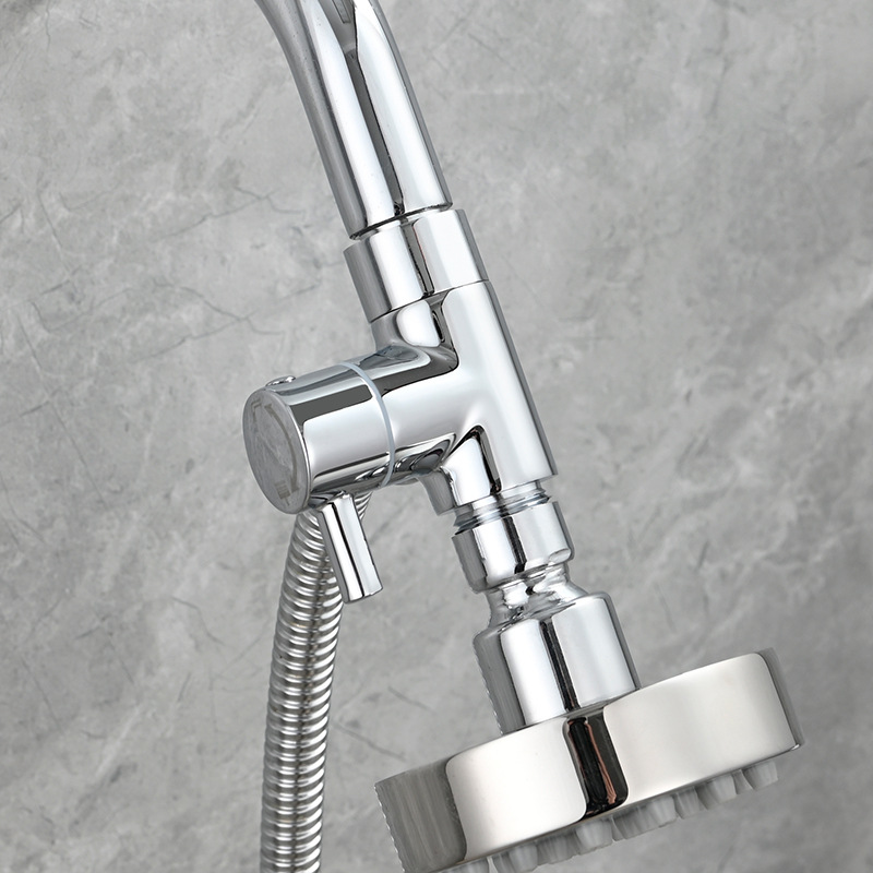 Cobre baño ducha brazo agua separador uno en dos-out boquilla Válvula de desvío baño ducha tubo de conmutación válvula tee