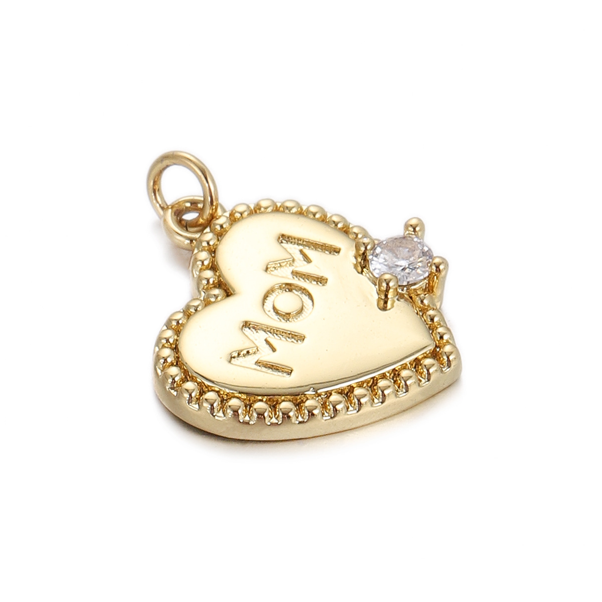 20g Weight Pendant, Chain Jewelry Making Type Copper Chain Material 1 Piece Quantity Holiday, Daily Occasion Copper Material Letter, Heart Shape Pattern Unisex Gender Plating Design Simple Style Style 1 Piece Copper Letter Heart Shape Pendant Chain 20