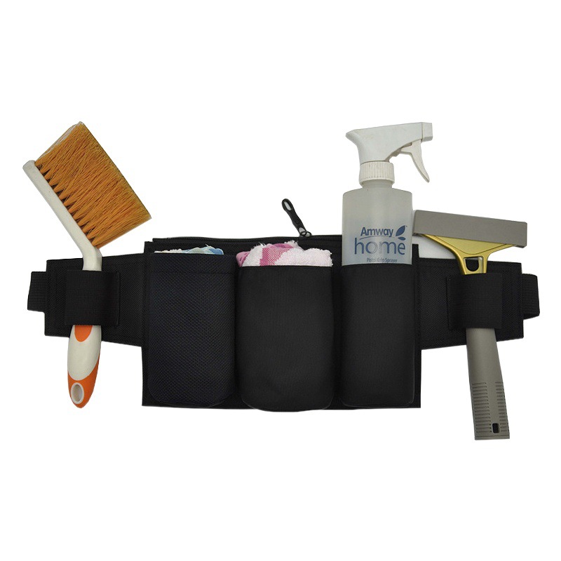 Cross-border impermeable paño de Oxford limpiador bolsa de cintura especial limpiador bolsa de cintura de jardín artesanal bolsa de cintura en stock al por mayor