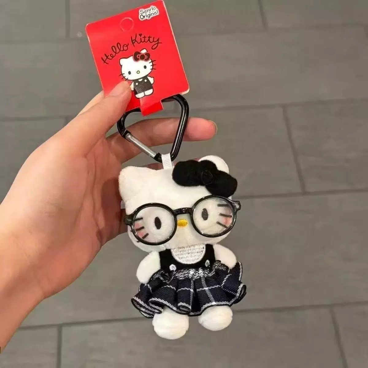 Плюшевый брелок (Sanrio) Hello Kitty, плюшевая кукла-талисман, размеры 10–16 см