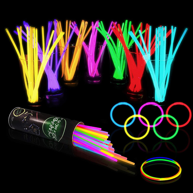 Solid Color PE Disposable glow stick party toys Decorationspicture1