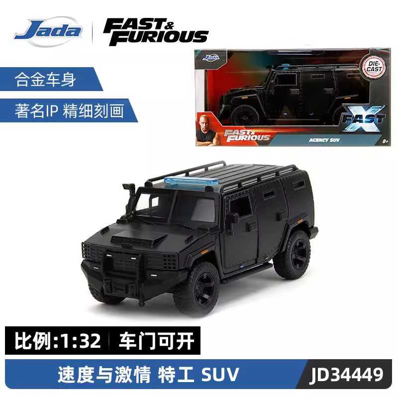 JADA Boy Car Model Regalo de cumpleaños Coche deportivo Juguete 5 Niños Coleccionables Adornos Aleación Regalo Juguete