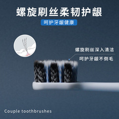 Wide Head Adult Soft Bristle Toothbrush with Spiral Technology, Aesthetically Designed for Enhanced Cleaning, Individually Packaged