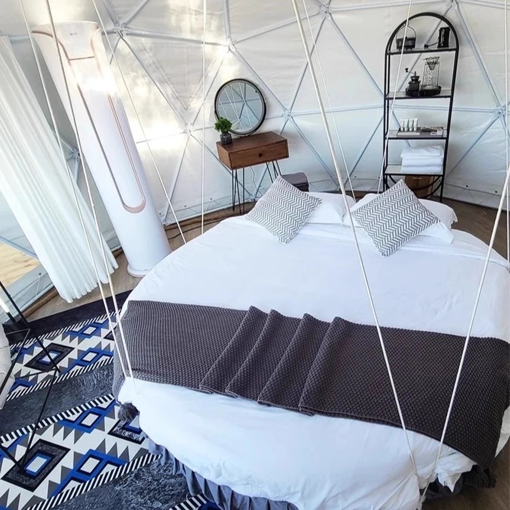 Star Hotel Tent Residence Fabricante de tiendas esféricas Wild Luxury Camping Scenic Spot Grassland Farmhouse Dome Star Room