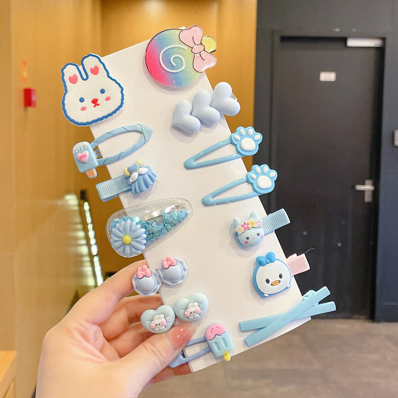 Clip de verano Corea del Sur lindo traje roto horquilla Accesorios para el cabello para niños