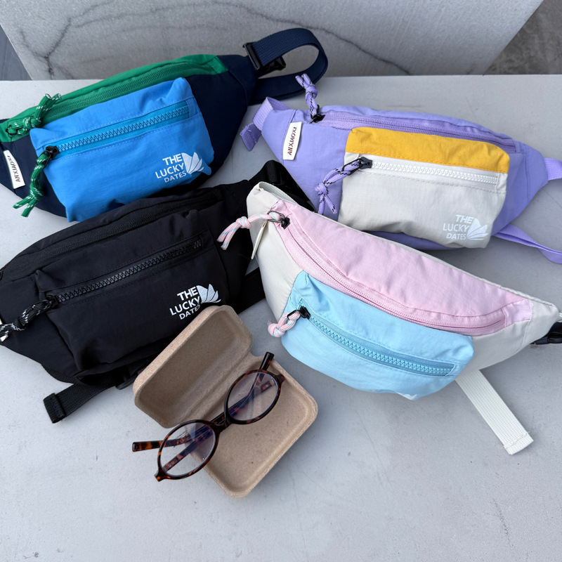 Bolsas de pecho de moda coreana para niños y niñas, bolsas deportivas casuales para bebés, bolsas de mochila para niños, bolsas de comercio exterior transfronterizas
