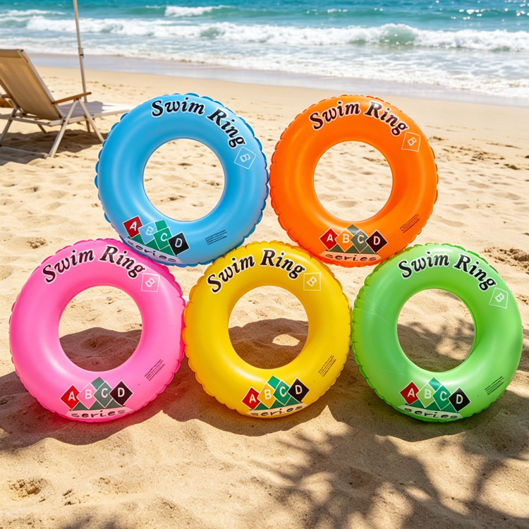 Anillo de natación infantil de plumas de mar para bebés de 3 a 6 años de edad para adultos engrosados inflables anillo infantil axillar fábrica al por mayor