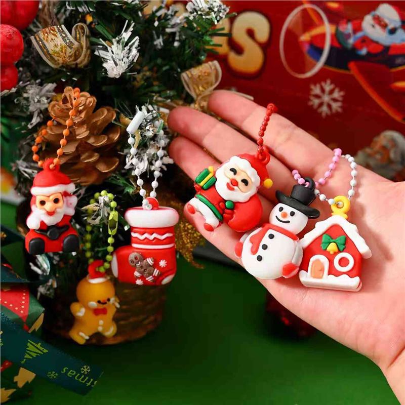 Cartoon Christmas Accessories, Ornaments, Cute Cartoon Holiday Peripherals, Reindeer Bag Charms, Small Gifts Wholesale