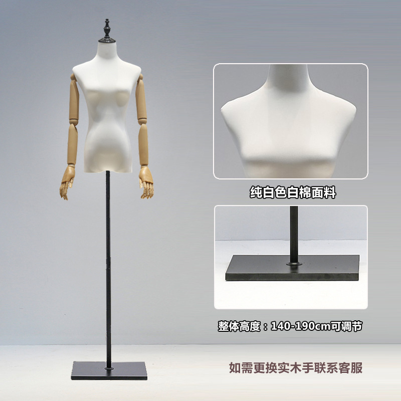 Tela de algodón color madera mano negro fondo cuadrado de madera