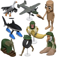 国境を越えた新製品 Tung Tung Tung Sahur 木製スティックマン Tung Tung フィギュアおもちゃモデル装飾品卸売