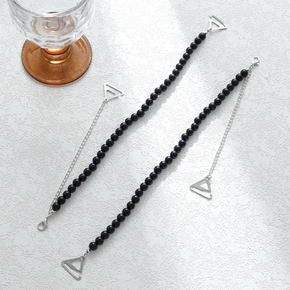 블랙 8mm 진주 모델