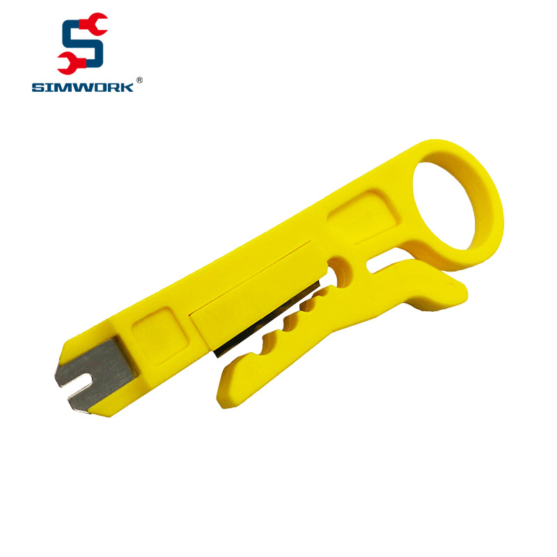 简工智造（SIMWORK）迷你简易剥线打线工具网络电话线网线剥线刀