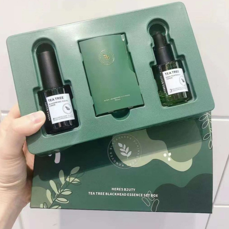 Herace Tea Tree Blackhead Removal Essence Trilogy Set Box Herace Tea Tree Blackhead Removal Essence Trilogy Set Box