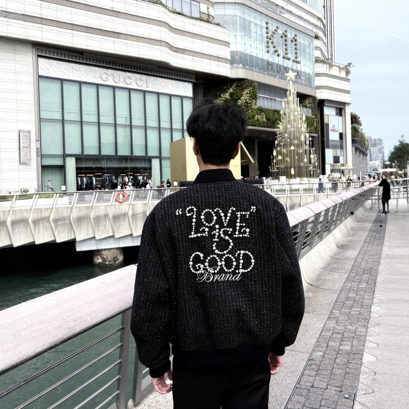 25ss小众潮牌GOOD轻奢时尚高级感小香风珍珠夹克外套男女明星同款|undefined