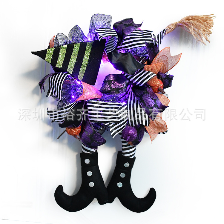 万圣节有腿花环-4