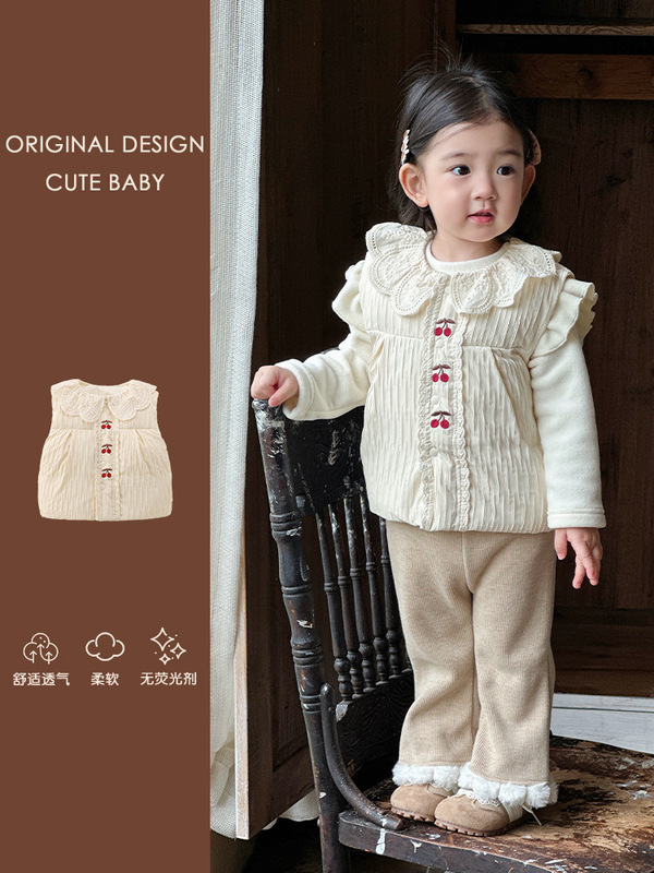 婴幼儿宝宝秋冬新款羽绒马甲新国标轻薄羽绒衣服90白鸭绒马夹外套|undefined