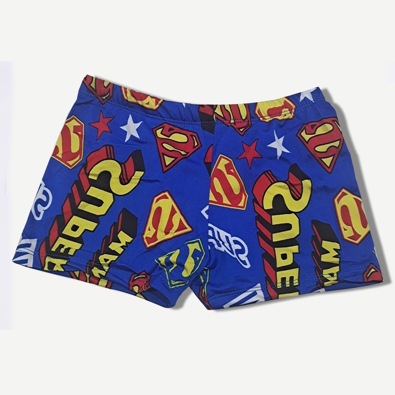 Bañador infantil niño tipo bóxer cordón ajustable diseño dibujos animados
