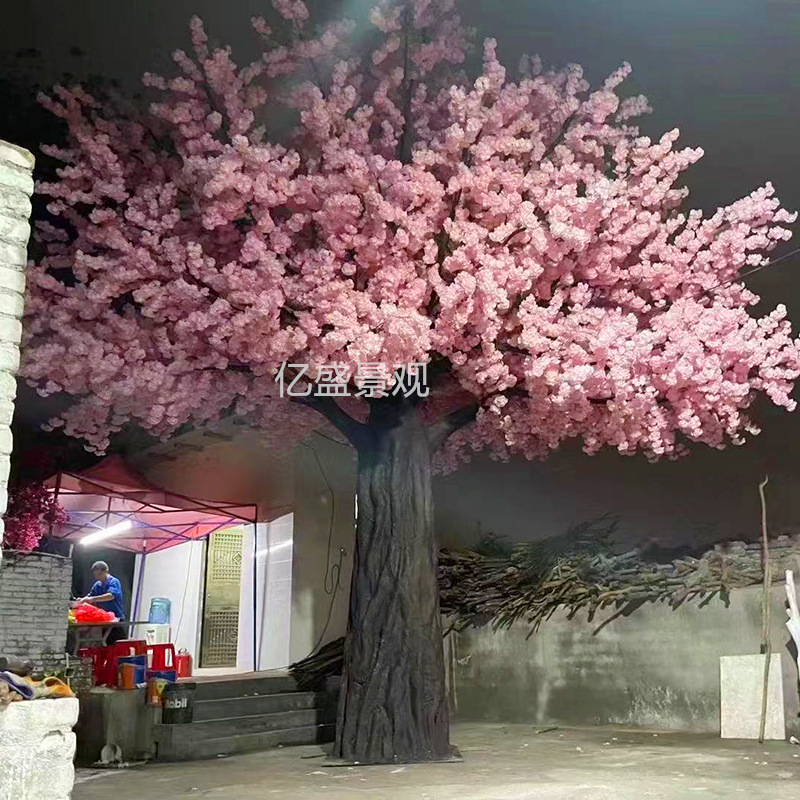 模擬桜の木屋内結婚式ホテル結婚式レストラン人工ガラス繊維強化プラスチック桜の木バイオニック桜の木|undefined