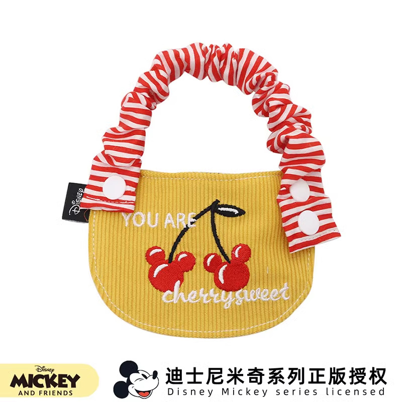 Disney Mickey series toallas de saliva para perros pequeños perros gatos adorables collares Mickey accesorios ajustables para gatos