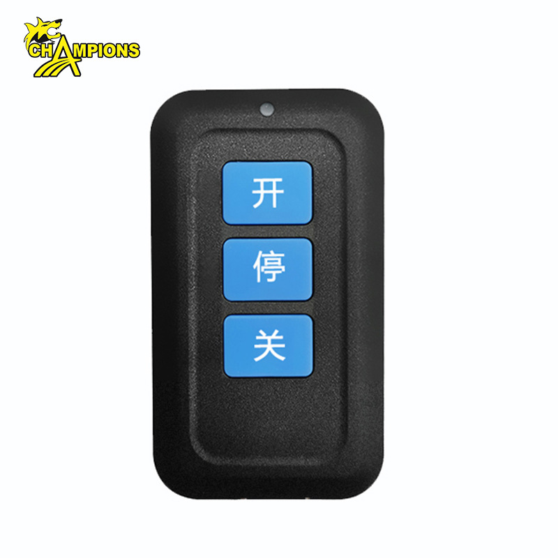 Control remoto inalámbrico de tres botones para puerta de garaje, duplicador de control remoto para puerta enrollable, control remoto de clonación de 433MHz.