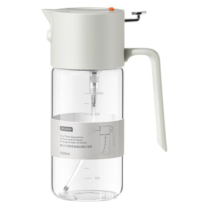 第三世代逆噴油ポット、二重機能自動開閉式キッチンオイルポット、大容量オイルボトル、漏れ防止、油霧化なし|undefined
