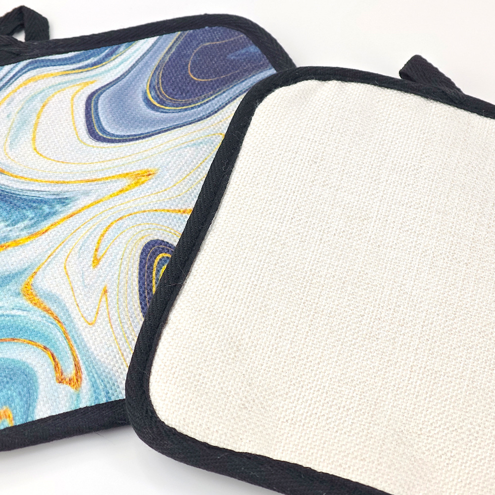 Nuevos productos de transferencia térmica almohadilla de aislamiento antideslizante doméstica decoración de mesa almohadilla de platos material almohadilla de platos al por mayor