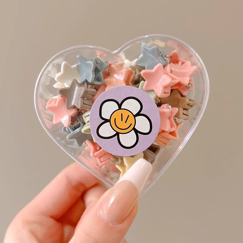 Dopamina abrazadera de cabello esmerizada de color para mujeres pequeñas flores rascar el mar de peinados artefactos de cabello para bebés abrazadera de cabello accesorios para el cabello