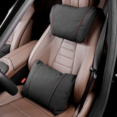 Pillow Yue Magotan Bmw Lumbar — Headrest - k-type-noble-black-1-headrest-1-lumbar-support