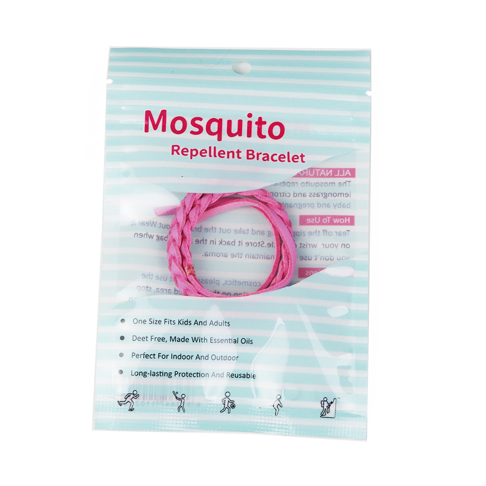 핑크 가죽 팔찌 (컬러 가방에 1)