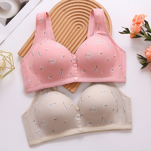 A generation of front-breasted non-rimless bra gathered beauty back anti-sagging accessory milk thin underwear plus size non-magnetic