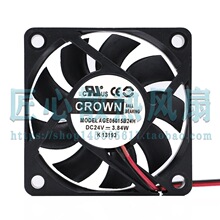 ̨���TչCROWN AGE06015B24H DC24V 3.84W 6015 6CM ɢ���L��