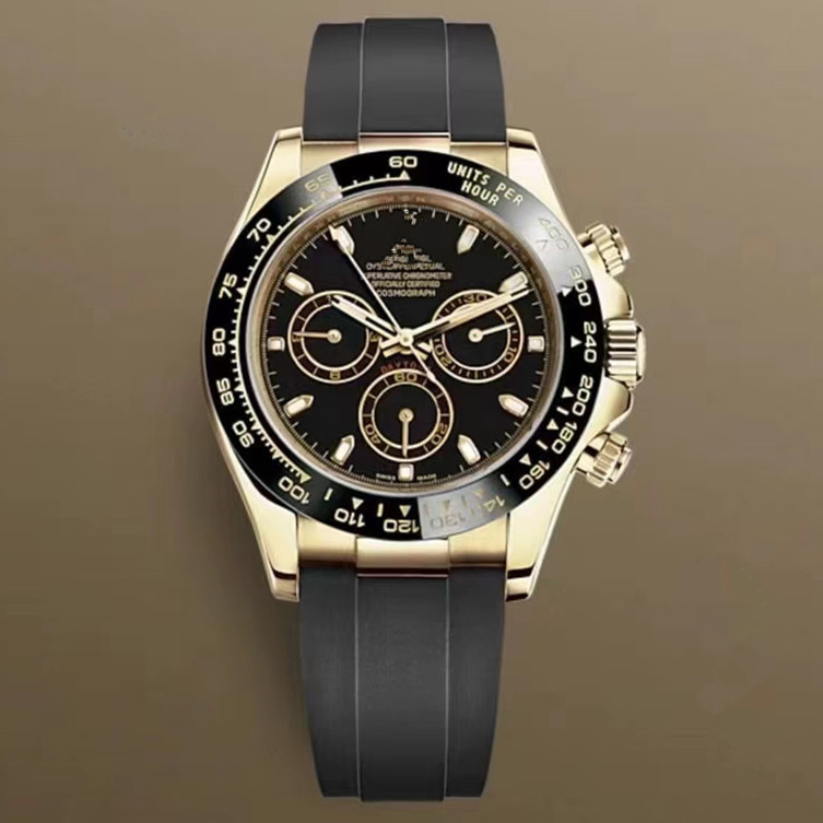 Laojiaditong transfronterizo toma un reloj mecánico de tres ojos y seis agujas para hombre, reloj multifuncional con cinturón de acero para hombre