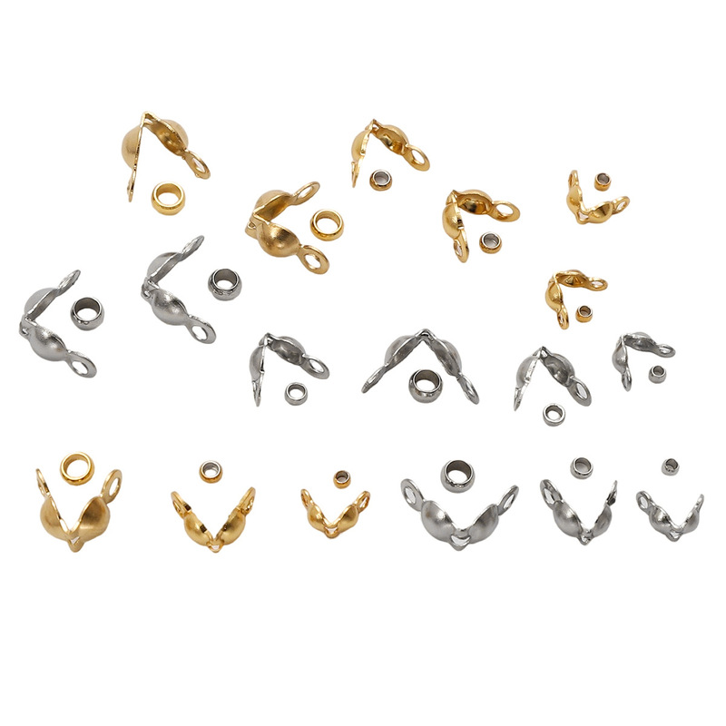 Stainless Steel Golden Buckle Positioning Bead Accessories suit DIY Handmade Pearl Bracelet Necklace Jewelry Material Stainless Steel Golden Buckle Positioning Bead Accessories suit DIY Handmade Pearl Bracelet Necklace Jewelry Material