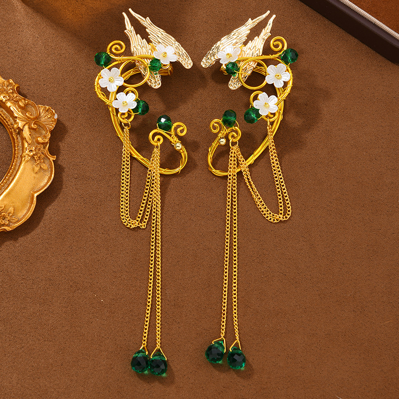 New European and American Foreign Trade Large Quantities of Ready-Made Pierced Ear Hooks and Ear Clips Aliexpress Amazon Popular Cross-Border Ear Jewelry
