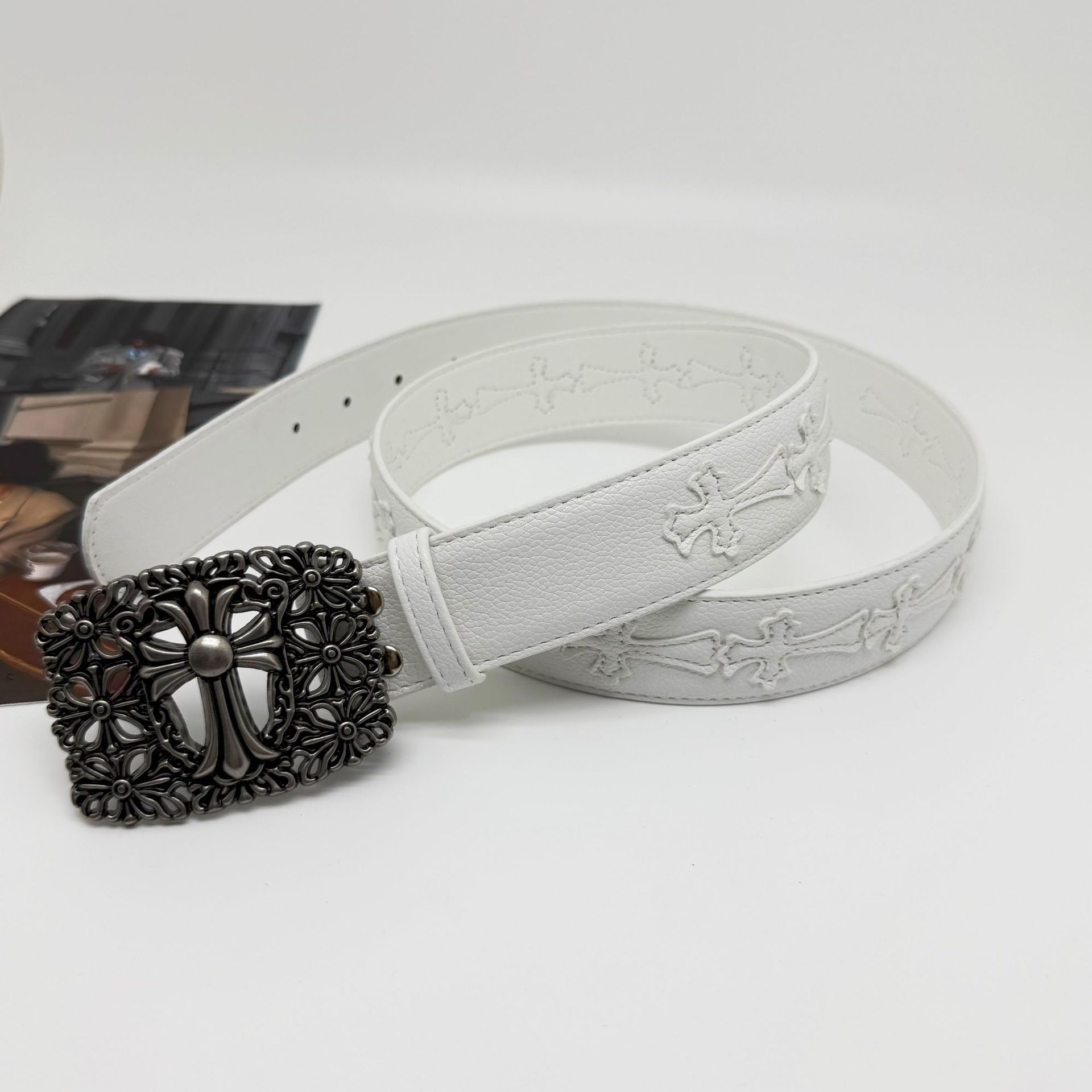 Cinturón cross de color CH cinturón clásico cinturón de jeans para hombres y mujeres cinturón de moda retro cinturón de moda cinturón de moda