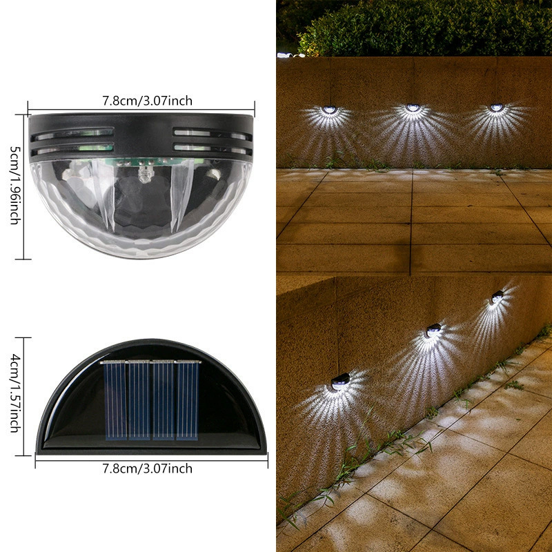 소형 1LED 반원형 벽등(블랙 쉘)