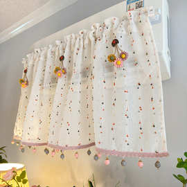 原创婴儿空调挡风帘壁挂式空调通用布艺挡风板魔术贴坐月子