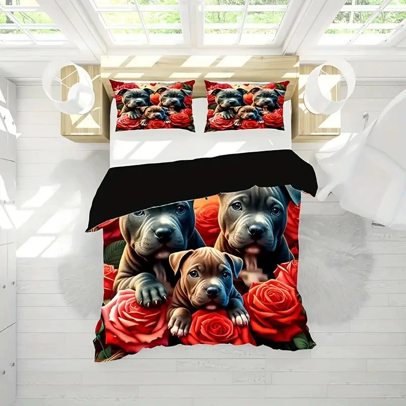 (Cross-border trading), duvet cover with down, soft set, comfortable bedspread, 3D
