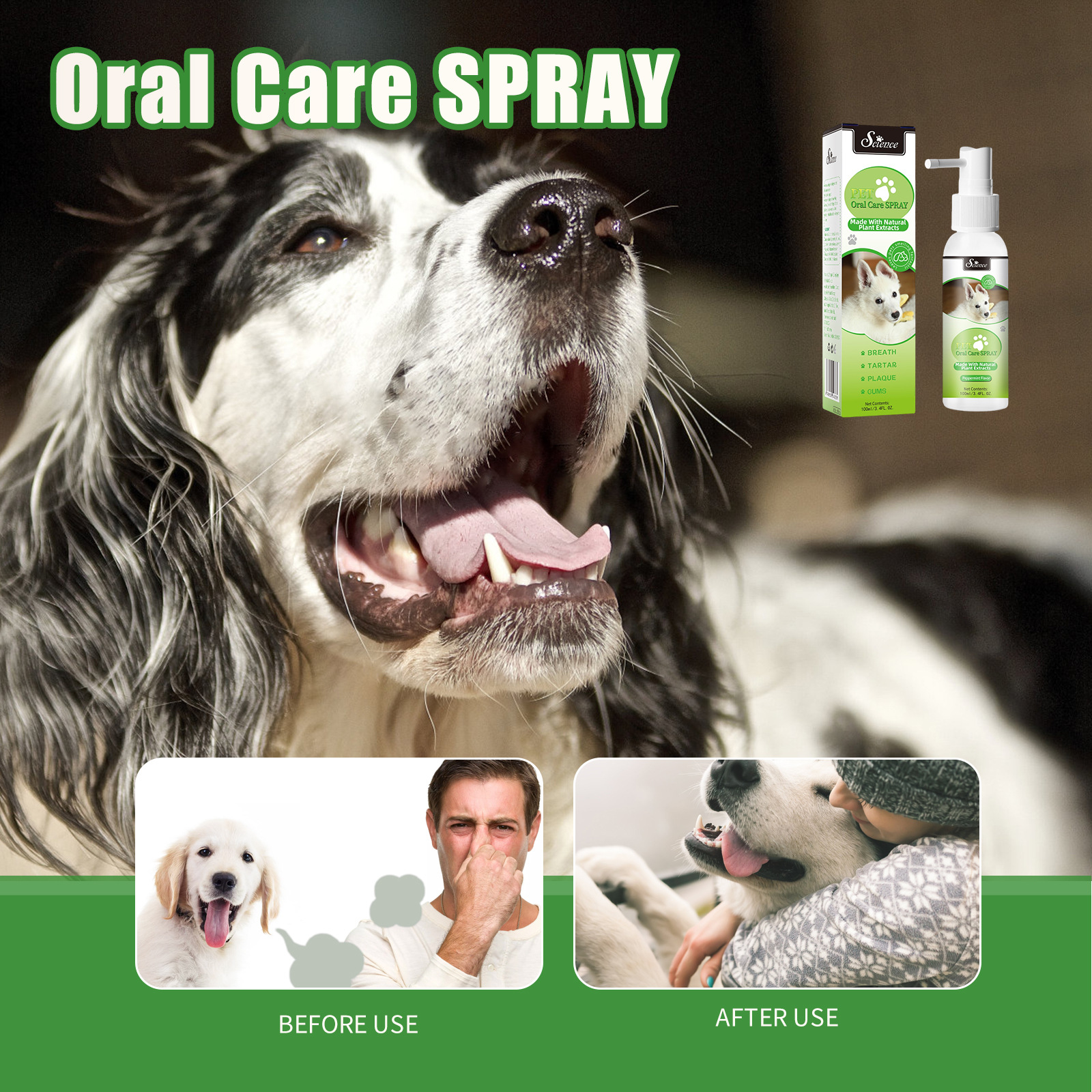 Ополаскиватель для полости рта Science спрей 100 мл
