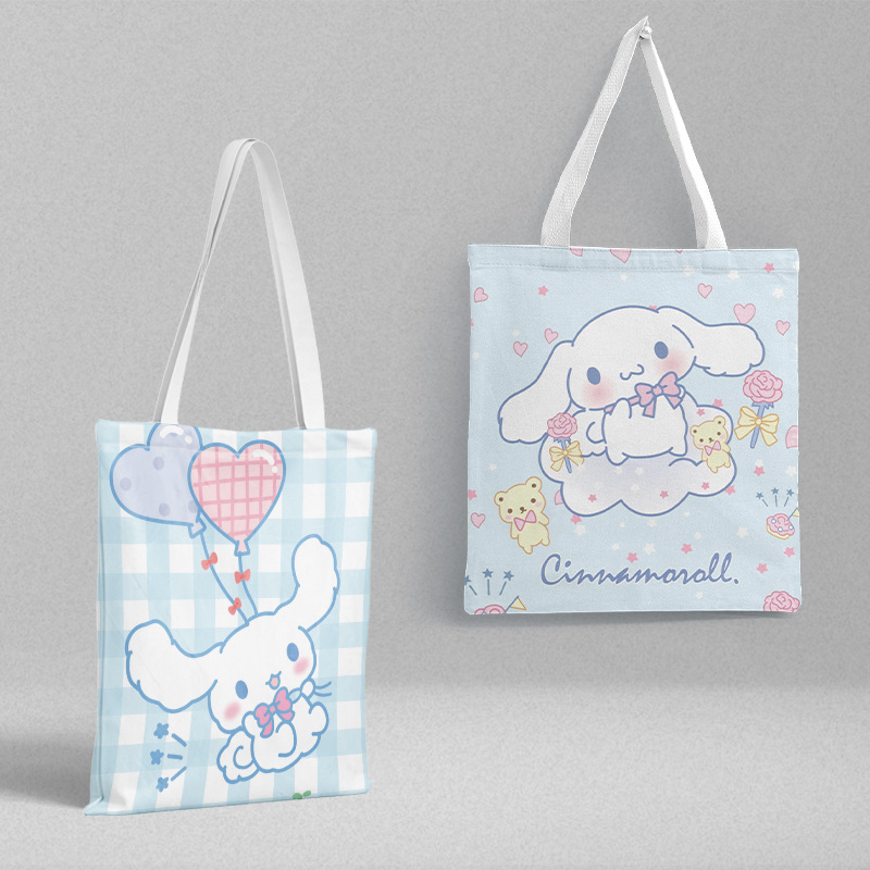 Bolsa de lona Sanli Gull pequeña fresca y simple estilo ins versión coreana hermosa bolsa de hombro bolsa de compras portátil al por mayor