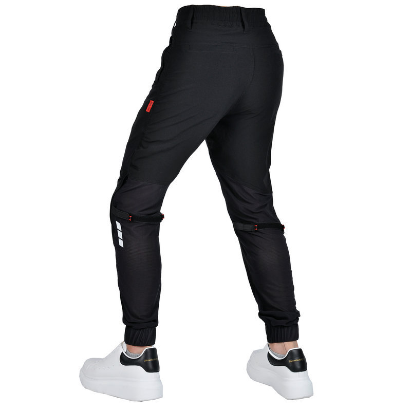 VOLERO motocicleta pantalones de ciclismo de verano para hombres y mujeres flujo de aire bidireccional transpirable a prueba de viento cálido mono de motocicleta resistente a la caída